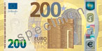 Two hundred euro new banknote