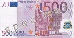 Петстотин Евро банкнота