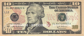 United States ten-dollar bill