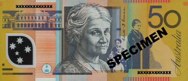 Australian dollar note(Second series) Counterfeit money detection