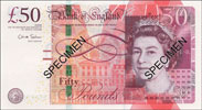 50 Pound note obverse