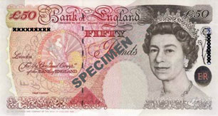 50 pound sterling Series E note