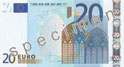 Двадесет Евро банкнота