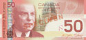Fifty Canadian dollar banknote