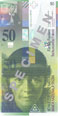 Fifty Swiss franc banknote