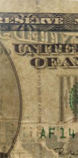 security thread old 50 US dollar