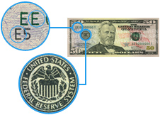 United States fifty dollar bill - Counterfeit money detection