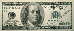 United States one hundred dollar bill